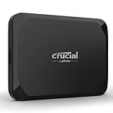 Crucial X9 Disco Duro Externo SSD 1TB, Hasta 1050MB/s, Compatible con PC, Mac, PlayStation y Xbox, Memoria Externa, USB-C 3.2 - CT1000X9SSD902