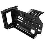 Cooler Master Kit de Soporte Vertical para GPU V3, Para Cajas PC E-ATX/ATX/mATX y Dispositivos PCI-E 4.0, Soporte para Tarjeta Video Modular, Soporte de Acero SGCC, Incluye Cable Riser 165 mm – Negro