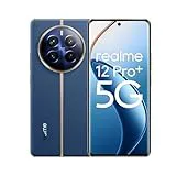 realme Teléfono Móvil 12 Pro+ 5G 8 + 256GB, Cámara periscopio para retratos, Sony IMX890 con OIS, Procesador Snapdragon 7s de 2ª generación 5G, Pantalla de visión curva de 120Hz, Submarine Blue