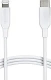 Amazon Basics - Cable USB-2.0 tipo C a Lightning (certificado MFi), 1.8 m, color blanco