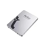 Netac SSD 512GB Disco Duro SATAIII 2.5'' Disco de Estado Sólido Interno SSD para Portátil, Juego de Velocidad de Actualización, Gris Plata