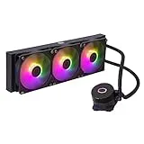 Cooler Master MasterLiquid 360L Core ARGB Refrigeración Líquida para CPU – Bomba de Doble Cámara Gen S, Radiador y Ventiladores 120mm ARGB, Brackets LGA 1700 y AM5 – Negro