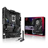 ASUS ROG STRIX B760-F Gaming WIFI Placa Base Intel B760 (LGA 1700 ATX, 16+1 DrMOS, DDR5 hasta 7800 MT/s, PCIe 5.0, Tres Ranuras M.2, WiFi 6E, USB 3.2 Gen 2x2 Type-C y Aura Sync RGB), Negro