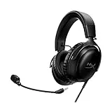 HyperX Cloud III wired Auriculares para Juegos con Cable, PC, PS5, Xbox Series X S, Controladores de 53 mm en ángulo, DTS, micrófono nítido de 10 mm, USB-C USB-A, Negro