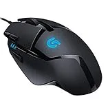 Logitech G402 Hyperion Fury Ratón USB Gaming con Cable, Seguimento Óptico 4,000 DPI, Peso Reducido, 8 Botones Programables, PC/Mac - Negro