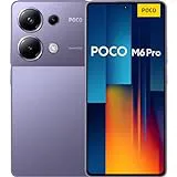 Xiaomi Poco M6 Pro - Smartphone de 12+512GB, Pantalla AMOLED de 6.67” 120Hz FHD+, MediaTek Helio G99-Ultra, Triple cámara de hasta 64MP, 5000mAh, Morado (Versión ES)