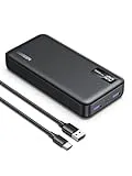 UGREEN Power Bank 20000mAh 22.5W Batería Externa con Cable USB C Cargador Portátil PD 20W con Pantalla LED Compatible con iPhone 15 14 Pro MAX Plus Galaxy S24 S23 S22 Ultra