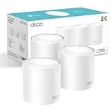 [NUEVO]TP-Link Deco X1500 (3-Pack) - Sistema WiFi 6 AI Mesh, AX1500 Doble Banda 2.4 GHz/5 GHz, Cobertura hasta 600 m2, 3X Puertos GigabIt por Unidad, Banda 160MHz Canal, ODFMA, 1024QAM, Color Blanco