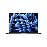 Apple 2024 MacBook Air de 13 Pulgadas con Chip M3 Pantalla Liquid Retina de 13,6 Pulgadas, 16 GB de Memoria unificada, SSD de 512 GB, cámara FaceTime HD a 1080p, Touch ID, Medianoche