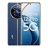 realme Teléfono Móvil 12 Pro 5G 8 + 256GB, Cámara para retratos con teleobjetivo, Sony IMX882 con OIS, Pantalla de visión curva de 120Hz, Procesador Snapdragon 6 de 1ª generación 5G, Submarine Blue