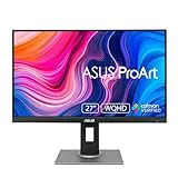 ASUS ProArt PA278QV - Monitor de 27'' WQHD (2560x1440, IPS, 16:9, USB 3.0x4, DisplayPort x1, DVI x1, HDMI x1, 5ms, 75Hz, Adaptive-Sync) Aluminio 100%, Color Negro