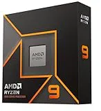 AMD Procesador Ryzen 9 9950X, 16 Núcleos/32 Hilos, Arquitectura Zen 5, 80 MB de Cahe L3, TDP de 170 W, Boost Frecuencia de hasta 5.7 GHz, Socket AM5, DDR5 y PCIe 5.0, Sin Ventilador