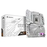 GIGABYTE Placa Base X870 AORUS Elite WIFI7 Ice - Compatible con CPUs AMD Ryzen 9000, VRM Digital de 16+2+2 Fases, hasta 8000MHz DDR5 (OC), 3xPCIe 5.0, Wi-Fi 7, LAN 2.5GbE, USB 4