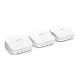 Router wifi de malla eero Pro 6E de Amazon | Con Ethernet de 2,5 Gb/s, 560 m2 de cobertura y capacidad para más de 100 dispositivos, para streaming, trabajo y videojuegos | pack de 3, modelo de 2022