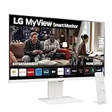 LG 32SR83U-W - MyView Smart Monitor, 32 Pulgadas, 3840 x 2160 (Ultra HD 4K), Panel IPS, webOS 23, ThinQ App, Blanco