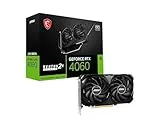 MSI GeForce RTX™ 4060 VENTUS 2X BLACK 8G OC Tarjeta gráfica -NVIDIA RTX 4060, 8GB de memoria GDDR6, 18Gbps, PCIe 4.0, DLSS3