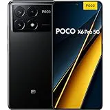 Poco X6 Pro - Smartphone de 12+512GB, Pantalla AMOLED de 6.67” 120Hz 1.5K, MediaTek Dimensity 8300-Ultra, Triple cámara de hasta 64MP, 5000mAh, Negro (Versión ES)