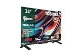 Toshiba 32WF2F63DG Smart TV de 32" con Resolución HD HDR10, Asistente de Voz Alexa Integrado, TV Satélite, Bluetooth, Dolby Audio, Airplay