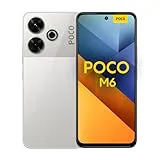 Xiaomi Poco M6 - 6+128GB Smartphone, 6.79” 90Hz FHD+ AMOLED Screen, MediaTek Helio G91-Ultra, 108 MP Camera, 5030 mAh, Silver (ES Version)