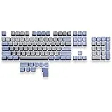 MOUNTAIN Mineral PBT Double Shot Keycap Set para interruptores MX – Perfil OEM – 113 llaves – US-ANSI + ISO addon (Dolomita A)