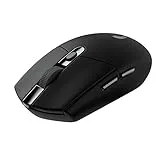 Logitech G305 LIGHTSPEED Ratón Gaming Inalámbrico, Captor HERO 12K, 12,000 DPI, Ultra-ligero, Batería de 250h, 6 Botones Programables, Memoría Integrada, PC/Mac - Negro