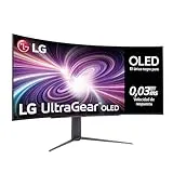 LG 45GS96QB-B - Monitor Ultragear 45 Pulgadas, Pantalla OLED, 3440x1440, 21:9, 0.03 ms, 240 Hz, G-Sync Compatible y FreeSync Premium Pro, Morado