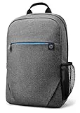 HP Prelude Mochila para Portátiles de hasta 15,6" - (Tejido Resistente al Agua, Bolsillo Protector Acolchado, Ultraligera) - Gris