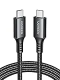 UGREEN Cable USB C 60W, Cable Tipo C Carga Rápida 3A PD 3.0 Compatible con MacBook, iPad, iPhone 16/15 Plus Pro Max, Galaxy S24 S23 S22, Pixel 6 7 8 9 Pro XL, etc 1M