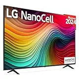 LG 55NANO81T6A 55", 4K NANOCELL, Smart TV, HDR10, WebOS24, Serie 81, Procesador Potente e Inteligente, Dolby Digital Plus, Gaming, Alexa/Google Assistant, Negro