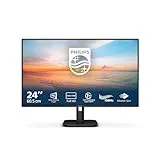 Philips 24E1N1100A - Monitor Full HD de 24 Pulgadas, Integrado Altavoz, Tiempo de Respuesta de 1 ms (1920x1080, 100 Hz, VGA, HDMI 1.4) Negro