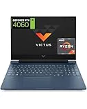 HP Victus 15-fb2004ns - Ordenador portátil Gaming de 15.6" FHD (AMD Ryzen 7 8845HS, 16GB RAM, 1TB SSD, NVIDIA GeForce RTX 4060, Sin Sistema Operativo) Blue - Teclado QWERTY Español