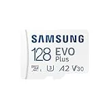 Tarjeta de Memoria Micro SD con Adaptador Samsung EVO Plus 2023 128 GB