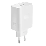 OPPO Cargador SUPERVOOC 45W - USB, Carga Rápida, Cargador Original OPPO, Cable no Incluido - Blanco