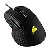 Corsair IRONCLAW RGB Wired Mouse for FPS/MOBA Gaming - 18,000 DPI - 7 Programmable Buttons - Designed for Large Hands - Compatible with iCUE - PC, Mac, PS5, PS4, Xbox - Black