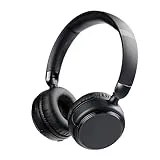 Amazon Basics Wireless Bluetooth Over-Ear Headphones, 35 Hours of Playtime, Black