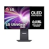 LG 32GS95UE-B.AEU - Monitor Ultragear OLED, 32", (3840x2160), 16:9, 1200000:1, 240 Hz, 0,03ms, G-Sync, FreeSync Premium Pro, Antideslumbrante, Curvatura Óptima, Tecnología MLA+, Negro