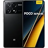 Poco X6 Pro - Smartphone de 12+512GB, Pantalla AMOLED de 6.67” 120Hz 1.5K, MediaTek Dimensity 8300-Ultra, Triple cámara de hasta 64MP, 5000mAh, Negro (Versión ES)