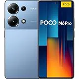 Xiaomi Poco M6 Pro - Smartphone de 8+256GB, Pantalla AMOLED de 6.67” 120Hz FHD+, MediaTek Helio G99-Ultra, Triple cámara de hasta 64MP, 5000mAh, Azul (Versión ES)