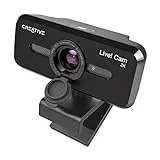 CREATIVE Live! CAM Sync V3 Cámara Web USB 2K QHD con Zoom Digital 4X y micrófonos, 1080p HD, Campo de visión de hasta 95°, Lente de privacidad, para PC y Mac