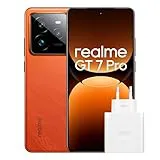 realme Smartphone GT 7 Pro 5G Teléfono Móvil 12+256GB, Procesador Snapdragon 8 Elite, Pantalla RealWorld Eco², Cámara de instantáneas ultranítidas con IA, Naranja, Exclusivo de Amazon