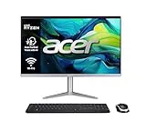 Acer Aspire C24-1300 All in One - Monitor 23.8" FullHD (AMD Ryzen 5 7520U, 16GB RAM, 512GB SSD, AMD Radeon Graphics, Windows 11 Home) Ordenador + Teclado y Ratón Inalámbrico