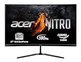 Acer Nitro ED270U S3 - Monitor Gaming Curvo 27" WQHD 180 Hz (2560x1440, 16:9, 250 Nits, Tiempo de Respuesta 1ms VRB, AMD FreeSync, 2xHDMI 2.0/1xDP 1.2) Monitor PC Gaming, Negro