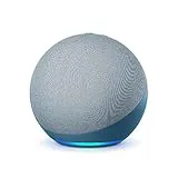 Echo (4th generation) | Smart WiFi and Bluetooth speaker with Alexa, digital home controller and high-quality Dolby sound | Gray blue