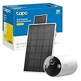 Tapo C410 Kit - Cámara de vigilancia Solar con batería Exterior, Detección de Personas por IA, 2K 3 MP, visión Nocturna de Color, Memoria microSD, batería no extraíble de 6400mAh, Audio bidireccional