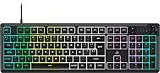 Corsair K55 Core RGB Teclado de Membrana con Cable para Juegos – Interruptores Silenciosos y Sensibles – Resistente a Salpicaduras – RGB de Diez Zonas – iCUE Compatible – QWERTY ES – PC, Mac –Negro