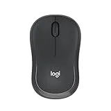 Logitech M240 Silencioso Bluetooth Ratón, inalámbrico, compacto, portátil, seguimiento suave, batería 18 meses, Windows, macOS, ChromeOS, compatible con PC, Mac, laptops, tablets - Grafito