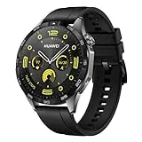 HUAWEI Watch GT 4 46mm Smartwatch, hasta 2 semanas de batería, iOS & Android, gestión de calorías, Seguimiento Profesional de la Salud, SpO2, GPS, versión española, Negro