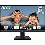 MSI Pro MP252 Monitor Profesional Full HD de 24,5"- Panel IPS 1920 x 1080, 100 Hz, Pantalla Eye-Friendly, Altavoces Integrados, inclinación Ajustable, HDM 2.0b, DisplayPort 1.4a