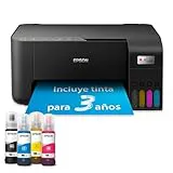 Epson Impresora multifunción EcoTank ET-2862 A4 con depósito de Tinta, conexión Wi-Fi y hasta 3 años de Tinta incluida