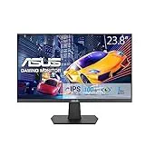 ASUS Monitor VA24EHF Eye Care Gaming 24" (IPS, Full HD, sin marcos, 100 Hz, sincronización adaptativa, MPRT de 1 ms, HDMI, luz azul baja, sin parpadeos, montaje en pared)